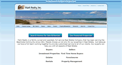 Desktop Screenshot of markrealty.com